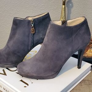 C Wonder Suede Platform Booties Boots